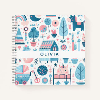 Cuaderno en espiral de Tejedor de sueños encantado