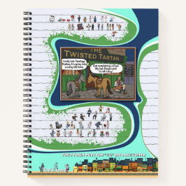 Cuaderno en espiral de Toe’s Town Comic