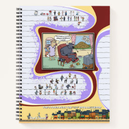Cuaderno en espiral de Toe’s Town Comic