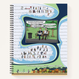 Cuaderno en espiral de Toe’s Town Comic