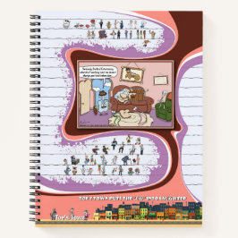 Cuaderno en espiral de Toe’s Town Comic