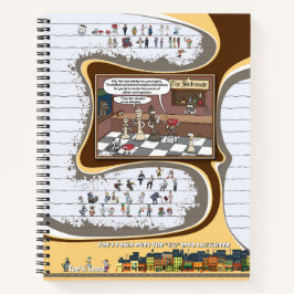 Cuaderno en espiral de Toe’s Town Comic