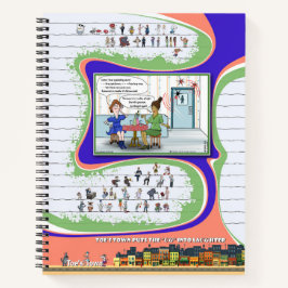 Cuaderno en espiral de Toe’s Town Comic