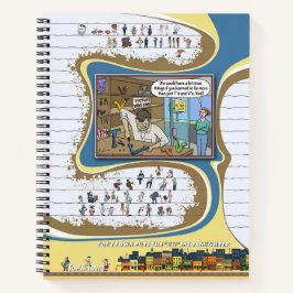 Cuaderno en espiral de Toe’s Town Comic