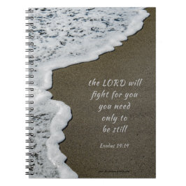 Cuaderno en espiral de versículos bíblicos de la p