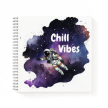 Cuaderno en espiral de vibraciones relajantes