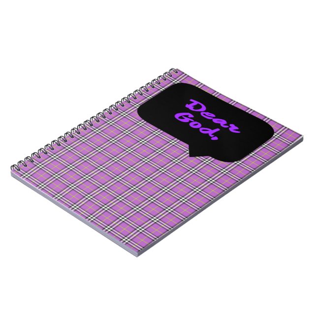 Cuaderno en espiral Dear God (Lado Izquierdo)