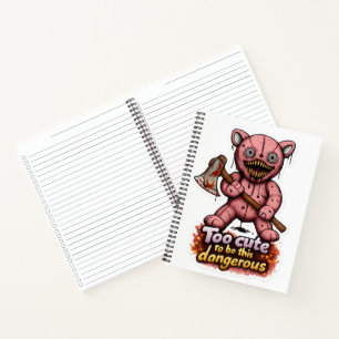 🧸🪓 Cuaderno en espiral del Caos 🔥📓