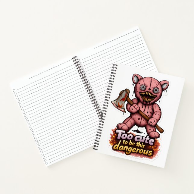 🧸🪓 Cuaderno en espiral del Caos 🔥📓 (Interior)