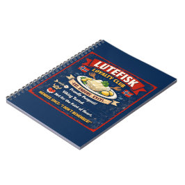 Cuaderno en espiral del Club de Lealtad Lutefisk n