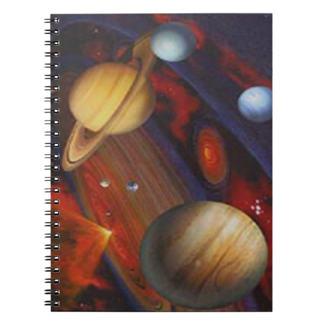 Cuaderno en espiral del espacio (Frente)