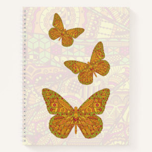 Cuaderno en espiral del Monarca Indio