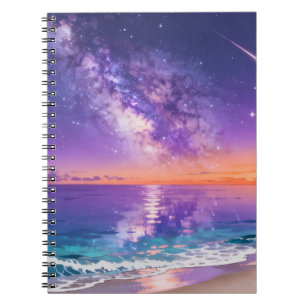 Cuaderno en espiral del océano celestial