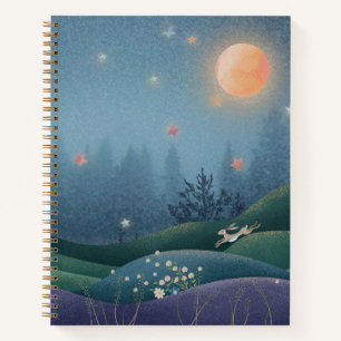 Cuaderno en espiral del prado mágico