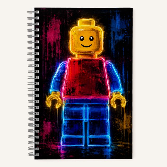 Cuaderno en espiral del señor Lego (Anverso)