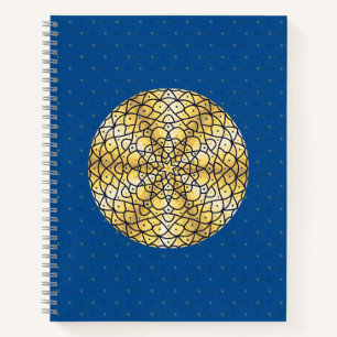 Cuaderno en espiral del sol celestial