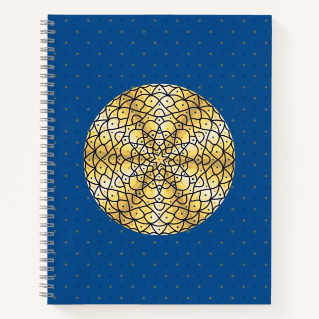 Cuaderno en espiral del sol celestial (Anverso)