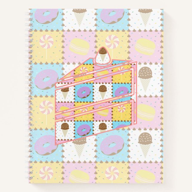 Cuaderno en espiral Dulces Antojos (Anverso)