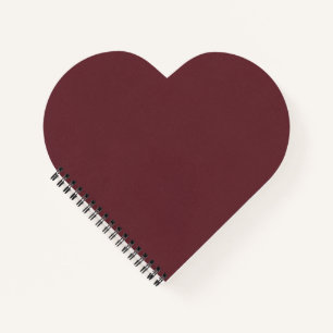 Cuaderno en espiral en forma de corazón de Chroma