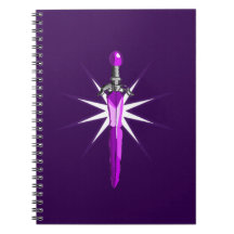 Cuaderno en espiral Fantasy Starburst Warrior para