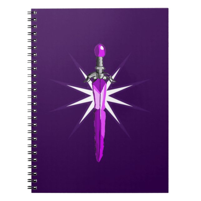 Cuaderno en espiral Fantasy Starburst Warrior para (Frente)
