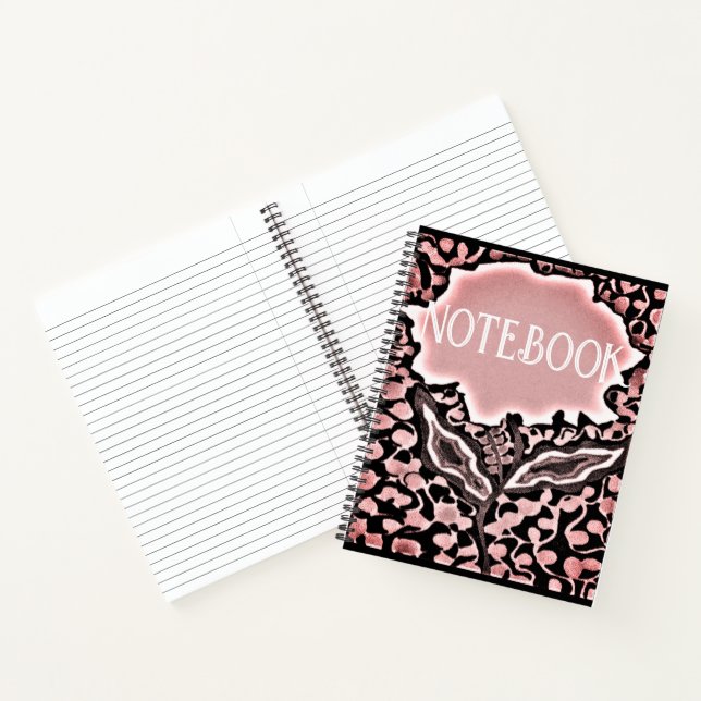 Cuaderno en espiral floral (Interior)