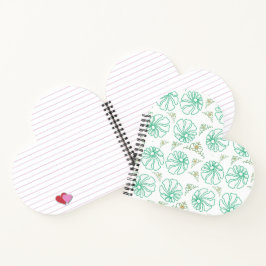 Cuaderno en espiral Floral Calm Mint