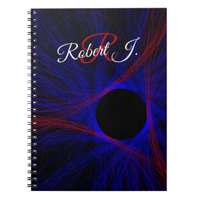 Cuaderno en espiral geométrico de triángulo acentu (Frente)