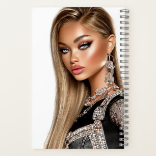 Cuaderno en espiral Glam Girl Golden Mesh