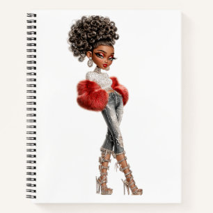 Cuaderno en espiral Glam Girl Regal Red