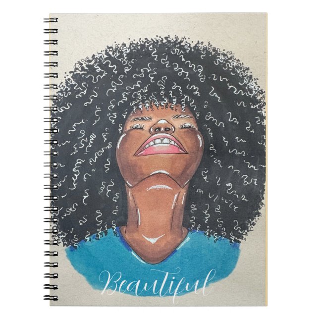 Cuaderno en espiral "Hermoso" (Frente)