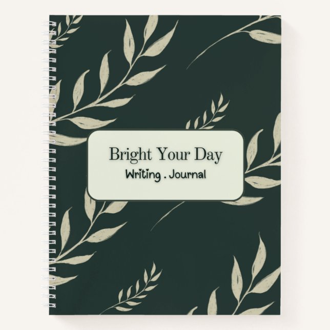 Cuaderno en espiral "Ilumina tu día" (Anverso)