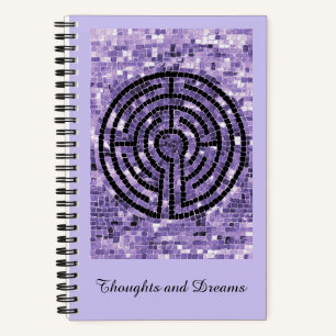 Cuaderno en espiral LABERINTO VI 5.5x8.5 - Amatist