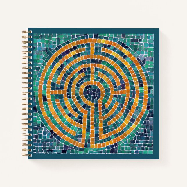 Cuaderno en espiral LABYRINTH II 8.5x8.5 (Anverso)