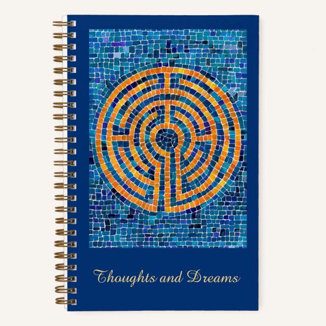 Cuaderno en espiral LABYRINTH IV 5.5x8.5 (Anverso)