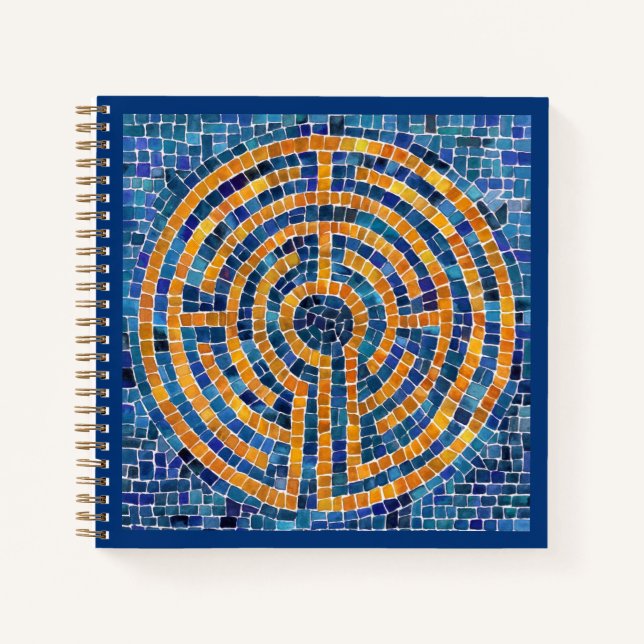 Cuaderno en espiral LABYRINTH IV 8.5x8.5 (Anverso)