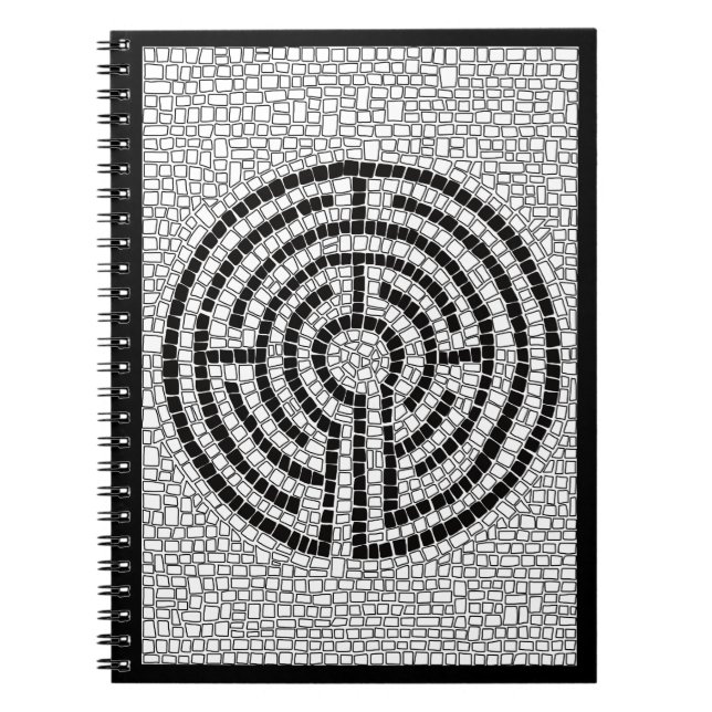 Cuaderno en espiral LABYRINTH VII 6.5x8.75 (Frente)