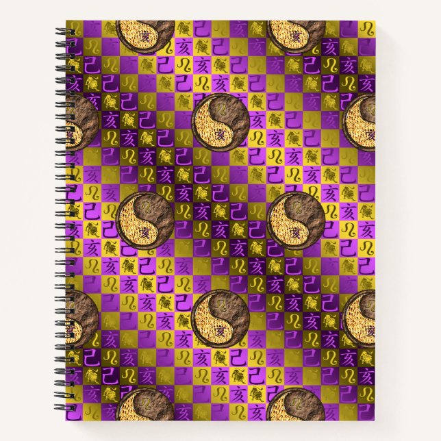 Cuaderno en espiral Leo & Earth Boar (Anverso)