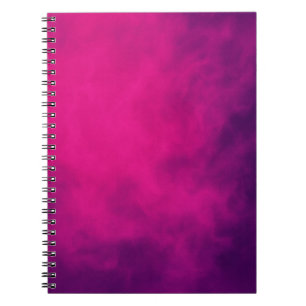 Cuaderno en espiral magenta personalizable