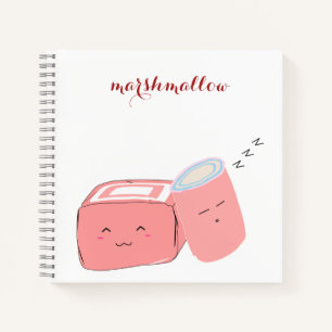 Cuaderno en espiral Malvavisco lindo