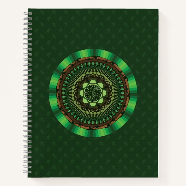 Cuaderno en espiral Mandala de la Tierra (Anverso)