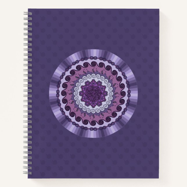 Cuaderno en espiral Mandala del Viento (Anverso)