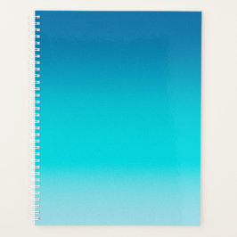 Cuaderno en espiral minimalista con gradiente de a