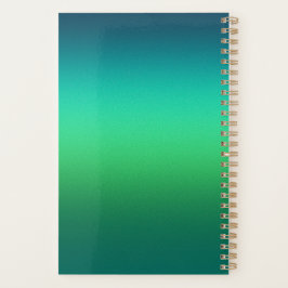 Cuaderno en espiral moderno mini con gradiente de 