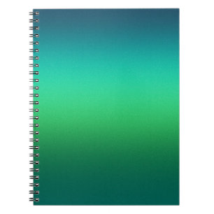Cuaderno en espiral moderno mini con gradiente de
