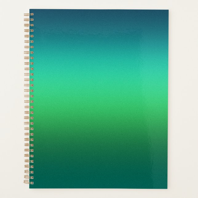 Cuaderno en espiral moderno mini con gradiente de  (Anverso)