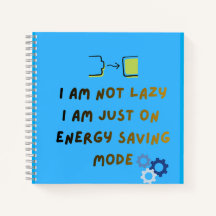 Cuaderno en espiral modo de ahorro de energía No s
