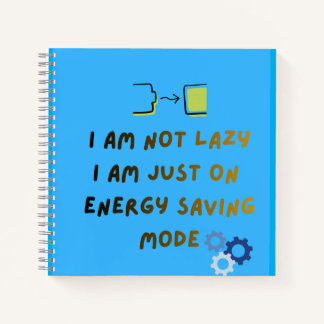 Cuaderno en espiral modo de ahorro de energía No s