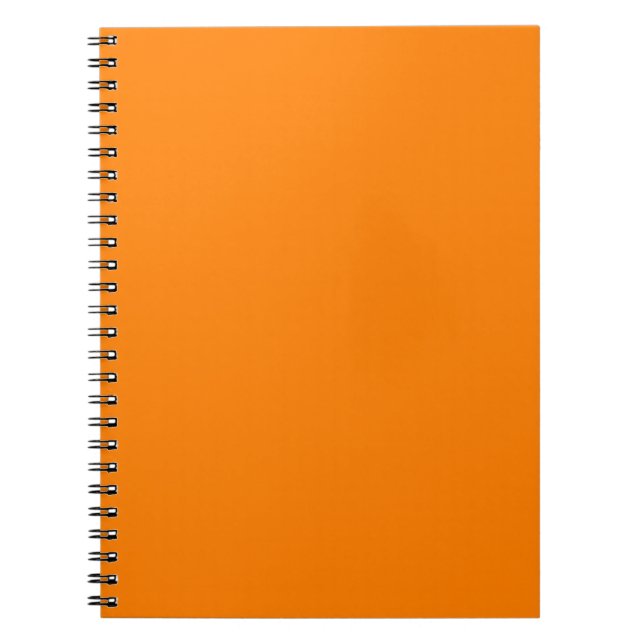 Cuaderno en espiral naranja (Frente)