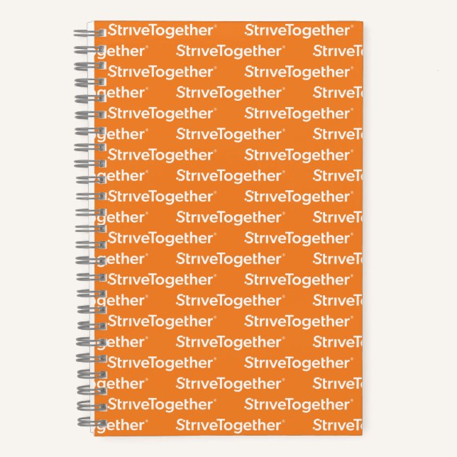 Cuaderno en espiral - Naranja (Anverso)